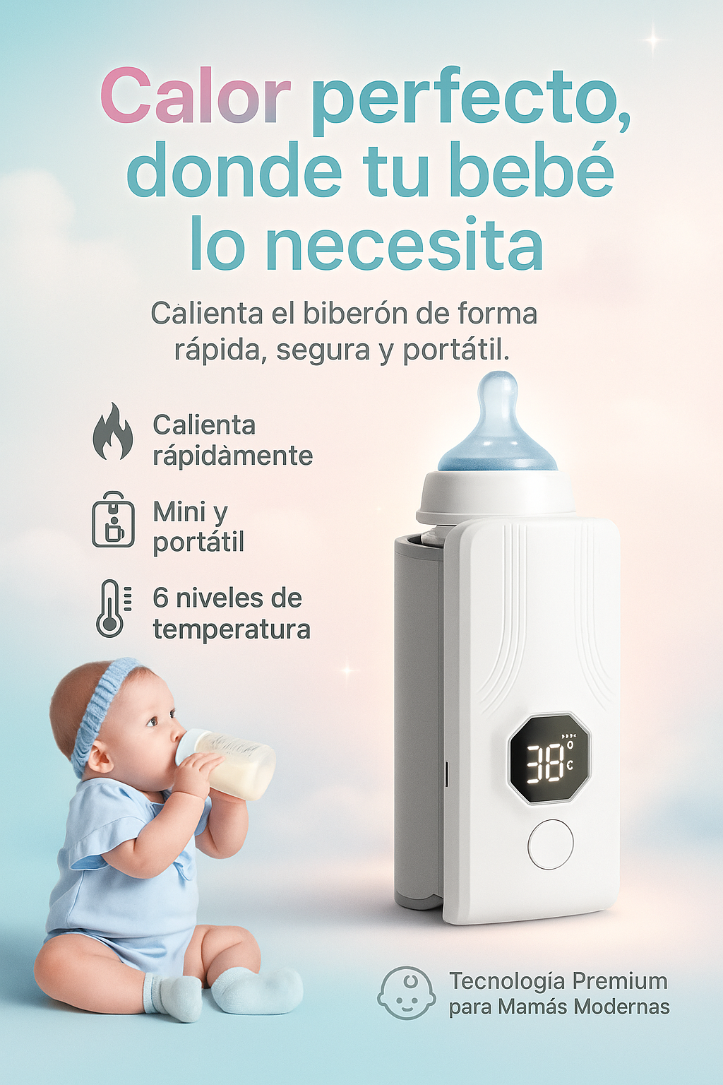 Calentador Biberón Portátil