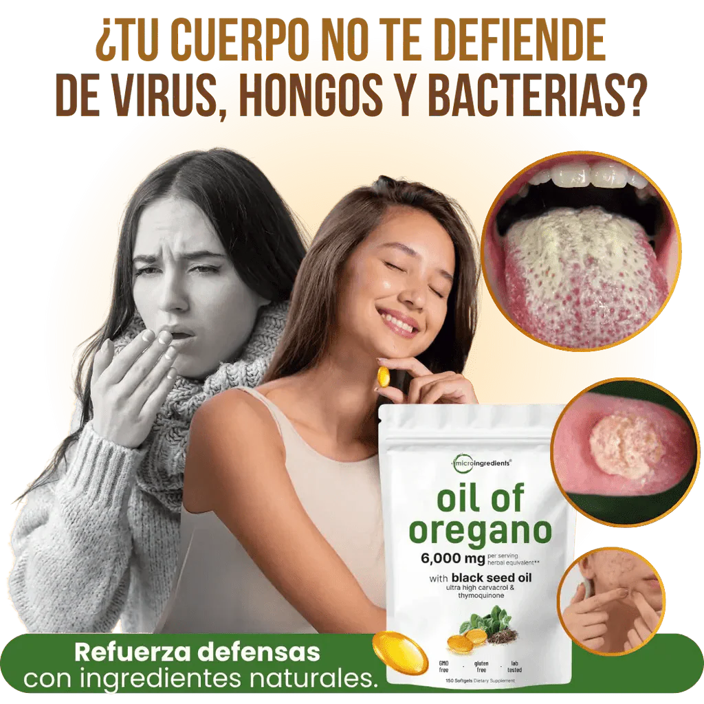 🌿Sana desde la raíz 🌱: Orégano + Semilla Negra = 🛡️ inmunidad real