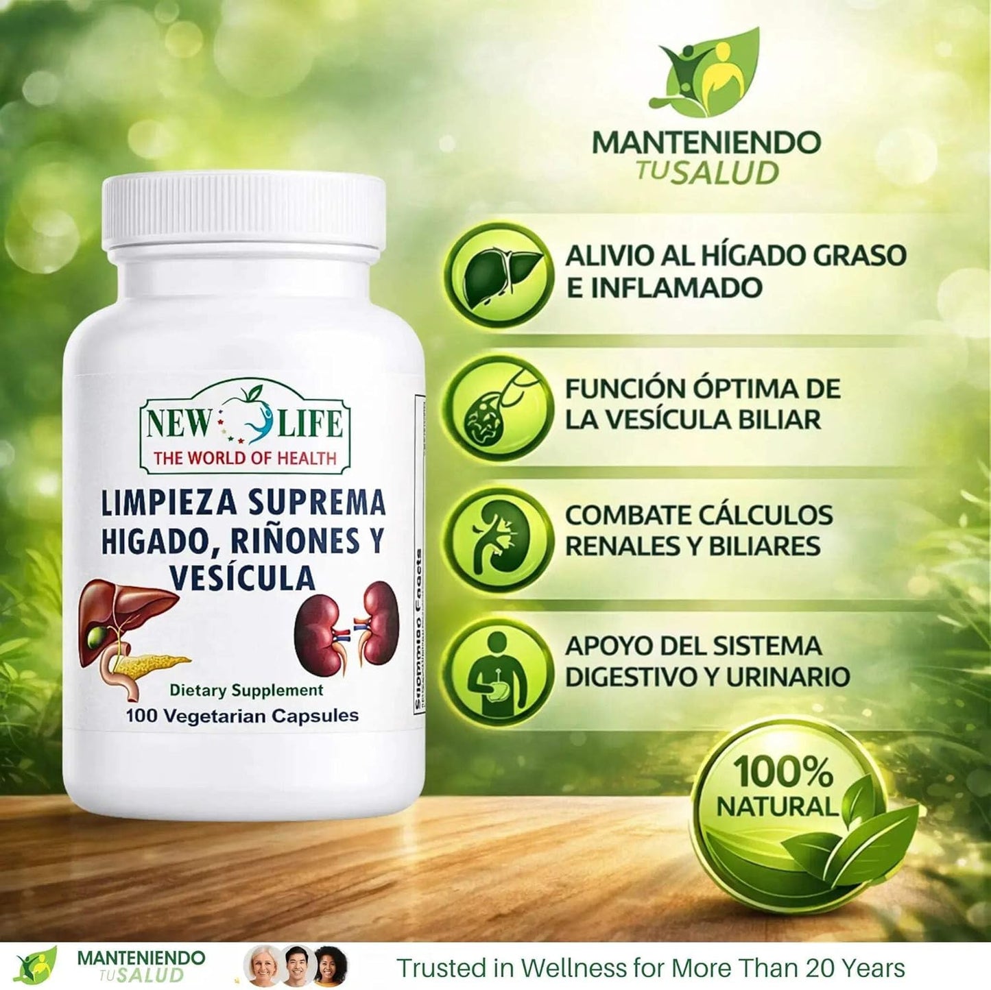 Limpieza suprema Hígado, Riñones y Vesícula