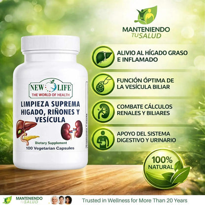 Limpieza suprema Hígado, Riñones y Vesícula