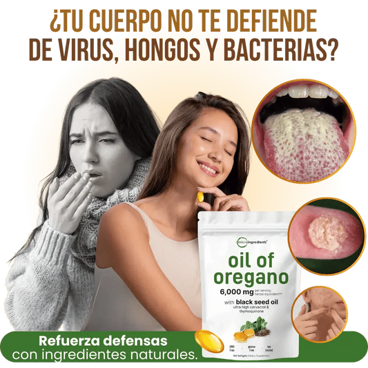 🌿Sana desde la raíz 🌱: Orégano + Semilla Negra = 🛡️ inmunidad real
